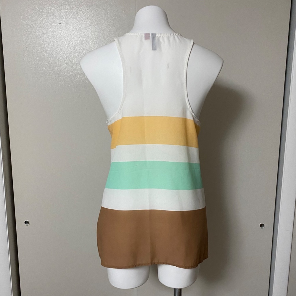 5/48 Sheer Striped Tank - Picture 2 of 5